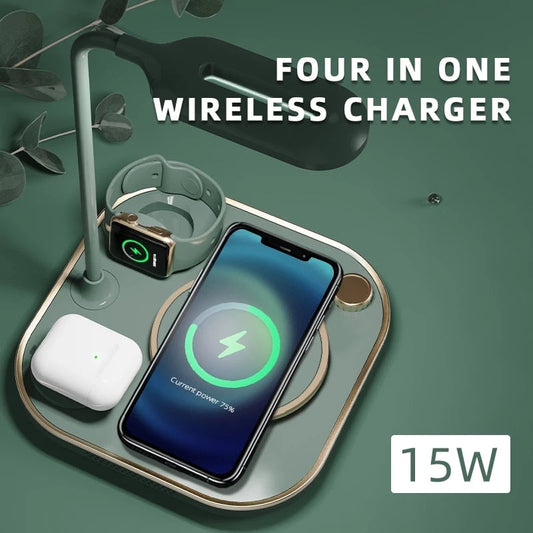 Wireless Charger Lamp for Apple & Samsung