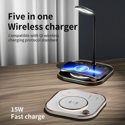 Wireless Charger Lamp for Apple & Samsung