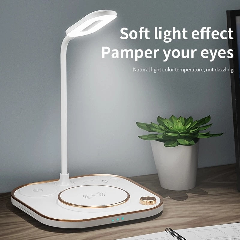 Wireless Charger Lamp for Apple & Samsung